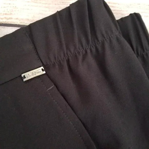 ST. JOHN black casual straight leg pants M - Picture 3 of 5